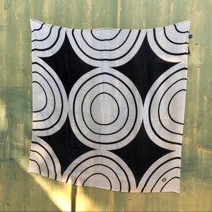 *Jonathan Adler* Graphic Print Laine Wool Scarf~